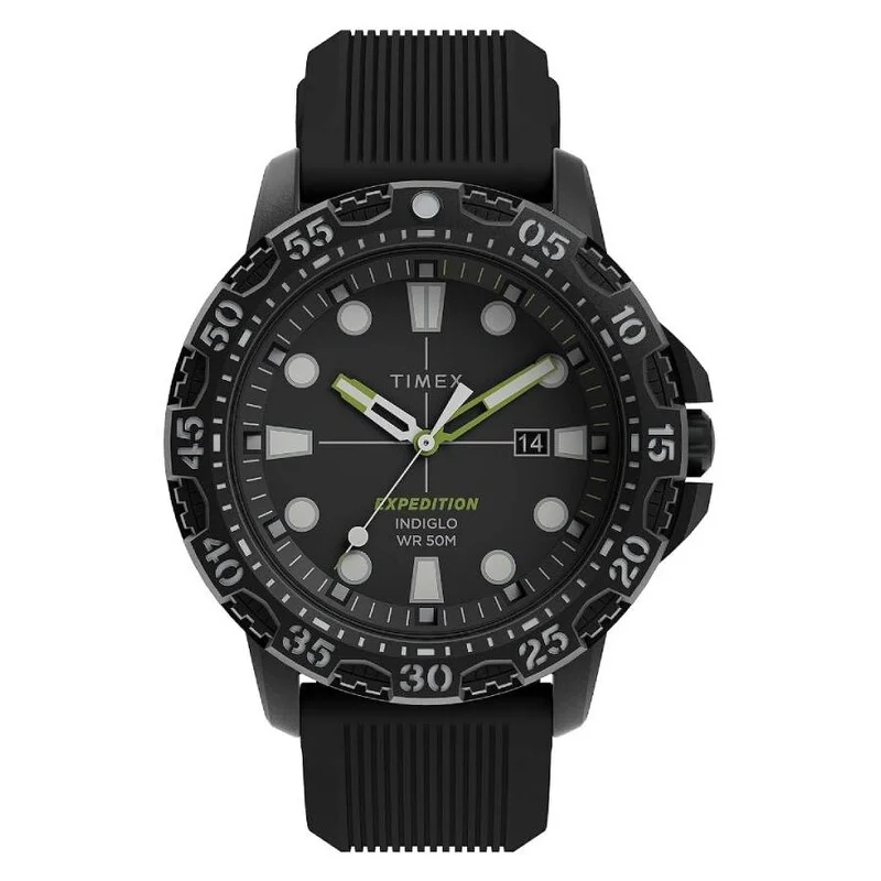 Timex Expedition Gallatin — ponteiros verdes — foto de catálogo